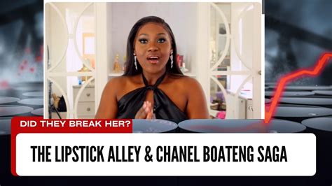 chanel boateng lipstick alley.